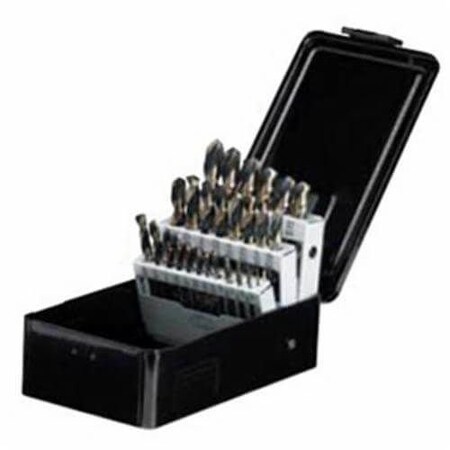 Mechanic Length Drill Set, Heavy Duty, Series 383, Imperial System Of Measurement, 116 Minimum Dr